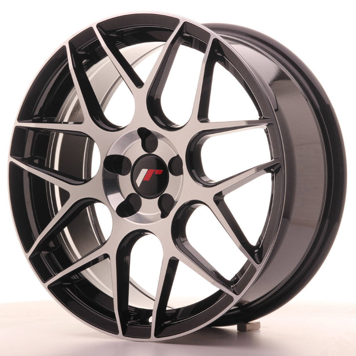 JR Wheels JR18 18x7,5 ET35-40 Blank 5 Machined Face Black